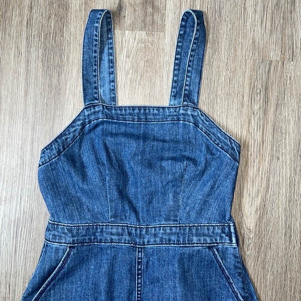 Universal Thread Blue Denim Jumper Dress
